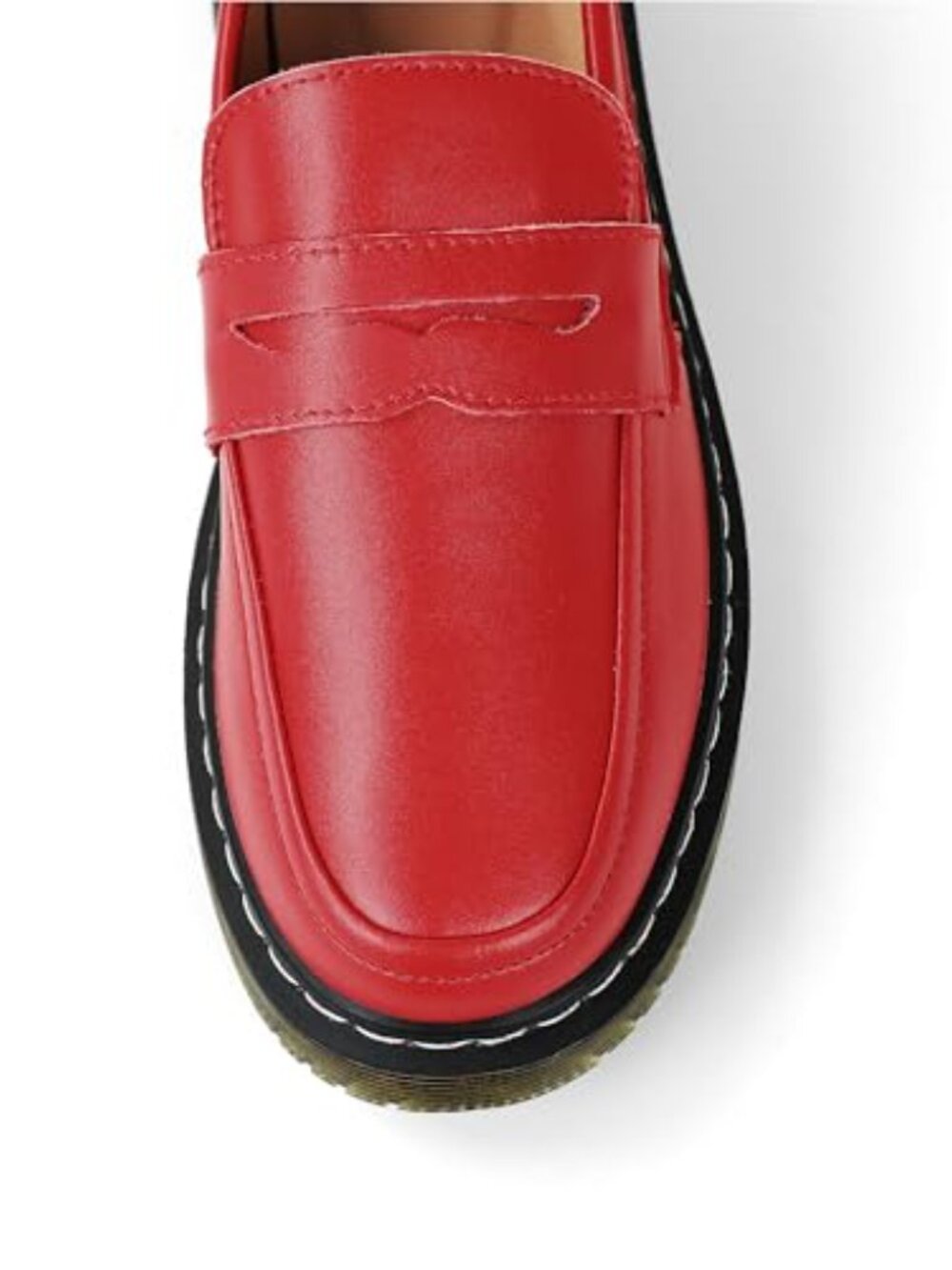 Women's Classic Penny Loafers Slip-On Leather Driving Mocc Fashion Shoes - Picture 4 of 7